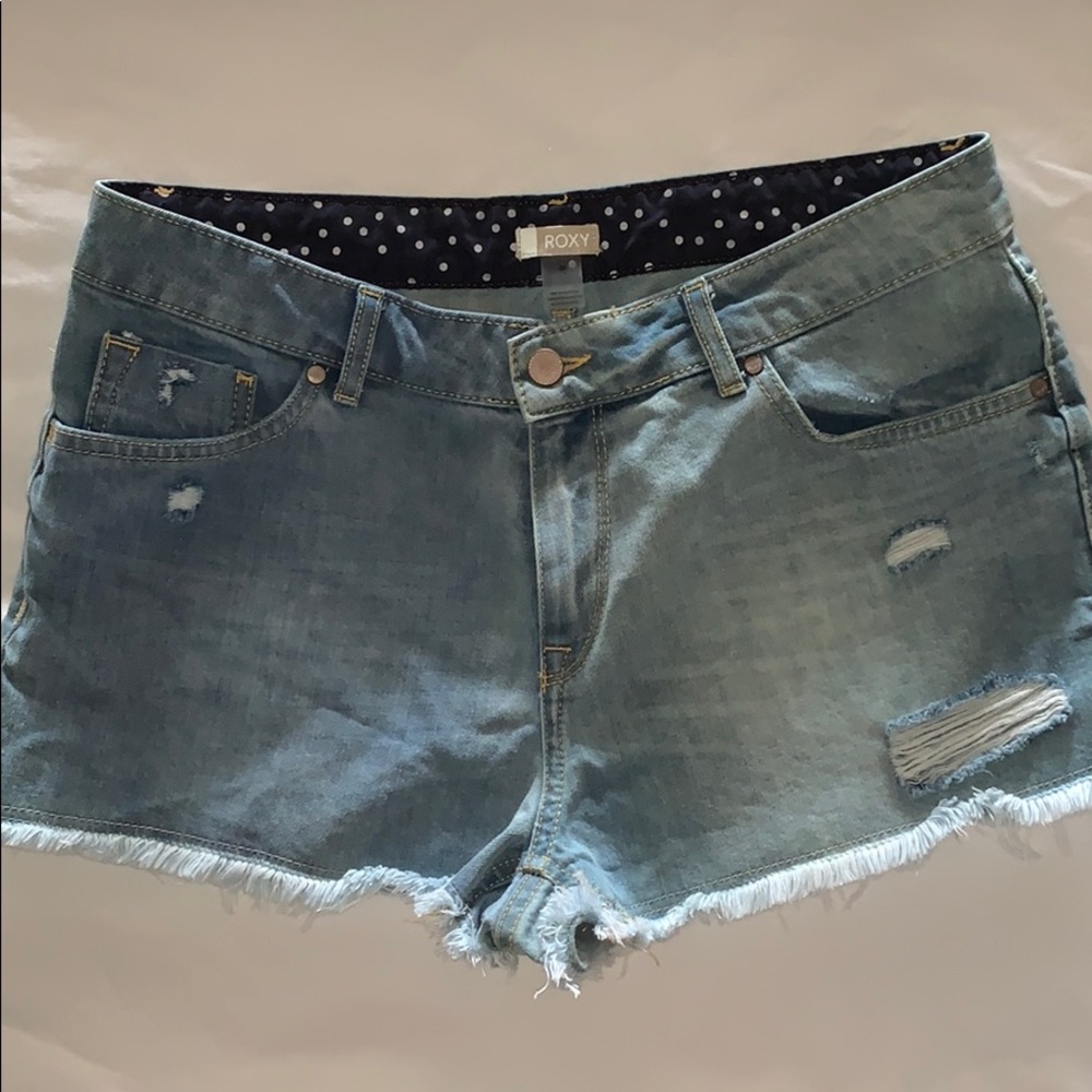 Roxy jean shorts size 30